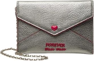Miu Miu Pre-owned Piccolo Portafoglio in Pelle Metallica - - Pre-owned - Donna - Grigio - ONE SIZE