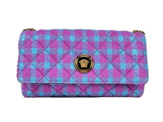 Versace Versace Wool Lurex Medium Shoulder Crossbody Womens Bag