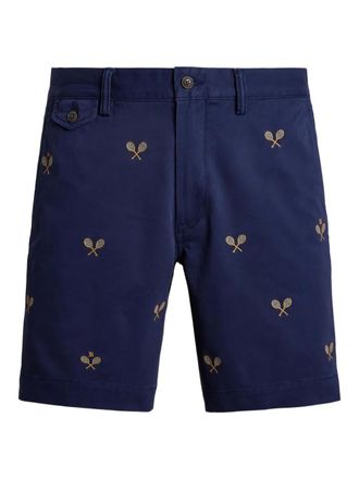 Polo Ralph Lauren embroidered shorts - Blue