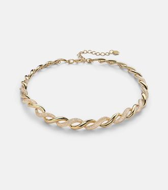 Shay Jewelry Collar de oro de 18 ct (750/1000) con diamantes