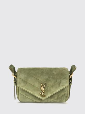 Saint Laurent Mini borsa LouLou in pelle scamosciata trapuntata