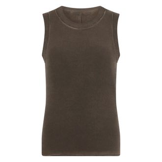 Uma Wang Sleeveless Tops, female, Brown, Size: S Sleeveless Top