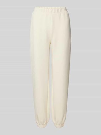 Vila Relaxed Fit Sweatpants mit elastischem Bund Modell SIFFY in Offwhite, Gr&ouml;&szlig;e L