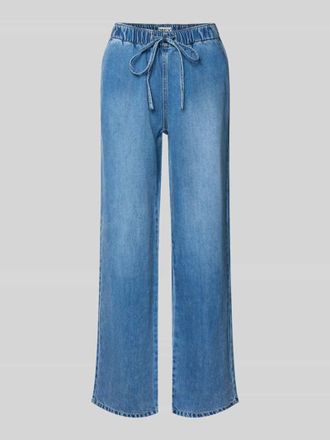 Only Wide Leg Jeans aus Lyocell Modell GRETA in Jeansblau Melange, Gr&ouml;&szlig;e XL/32