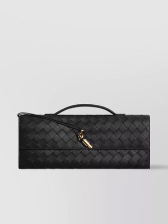 Bottega Veneta andiamo long lamb leather clutch bag
