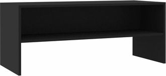 vidaXL Vidaxl - Mueble Para Tv Madera Contrachapada Negro100x40x40 Cm