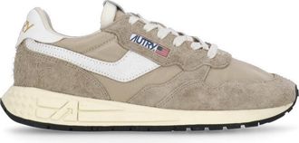 Autry Beige Reelwind Low Suede Sneakers