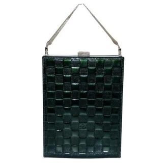 Louis Vuitton Pre-owned Clutches, female, Green, Size: ONE SIZE Pre-owned Ange GM Damier Vernis Handbag
