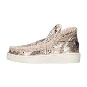 Mou Schoenen, Dames, Geel, 41 EU, Hoge Eskimo Sneaker