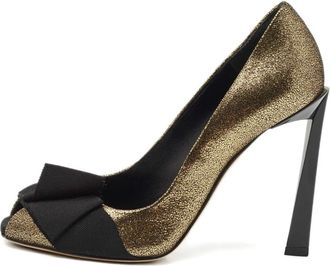 Lanvin pumps con fiocco - Oro
