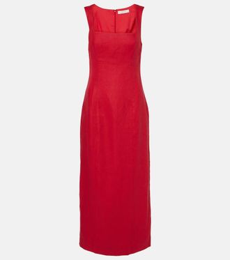 Faithfull The Brand Felice linen maxi dress