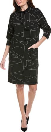 Joseph Ribkoff Drawstring Front-Pocket Midi Dress