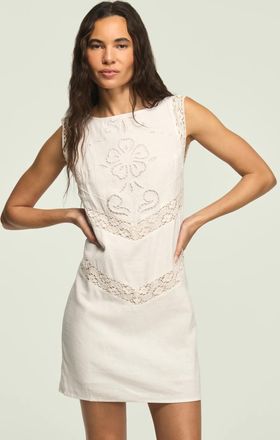 Lucky Brand Womens Schiffli Shift Dress