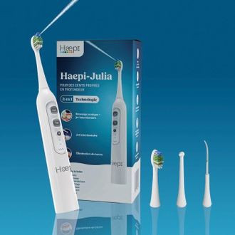 OEM Cepillo De Dientes El&eacute;ctrico - Haepi - Julia - 3 En 1 - 48,000 Vibraciones/min - Recargable Usb-c