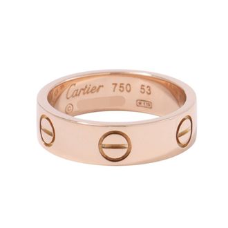 Cartier Pink Gold Pink Gold (18K) Band Ring (Pre-Owned)