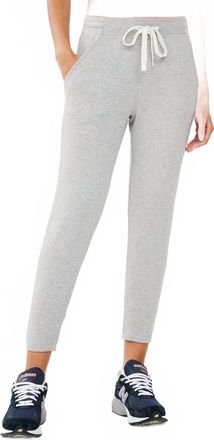 SPLITS59 Reena Fleece 7/8 Sweatpants In Heather Grey
