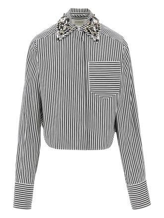 Sportmax Camicia a righe - Bianco