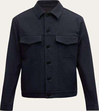 Theory Mens The River Jacket in Neoteric Twill
