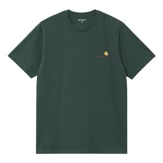 Carhartt Work in Progress American Script Short Sleeve T-Shirt Green I029956-3GH-XX