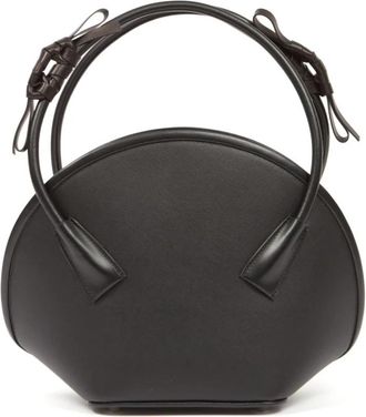 Maison Margiela Fortune Bag Small - Heren - Handtassen - Zwart - ONE Size - Leer - Tassen
