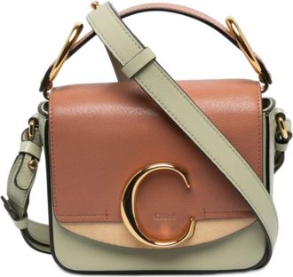 Chlo&eacute; Pre-owned Chloe Mini Tricolor Calfskin C Satchel Ladies ENDIP162286VJE0Y