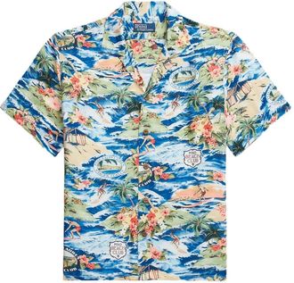 Polo Ralph Lauren Camicia con stampa - Blu