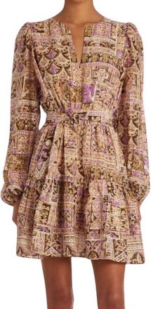 Marie Oliver Preston Dress In Amethyst Tile