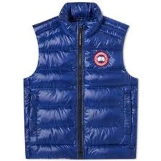 Canada Goose Vests, male, Blue, Size: XL Stylish Winter Vest
