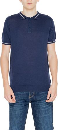 Hamaki-Ho Gebreide Poloshirt Korte Mouwen