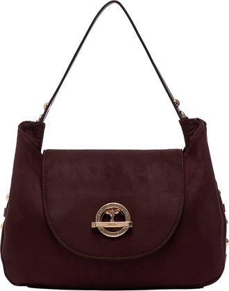 Liu Jo Aubergine Medium Microfiber Handbag