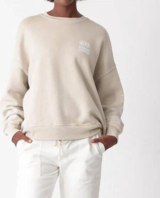 Electric & Rose Atlas Vintage Sweatshirt In Sand