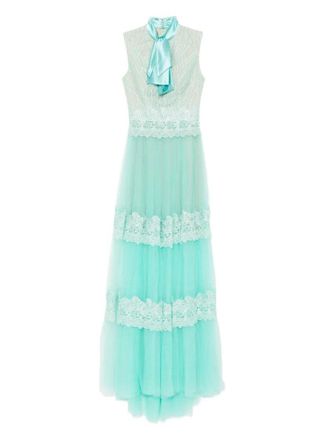 Saiid Kobeisy Lace Long Dress