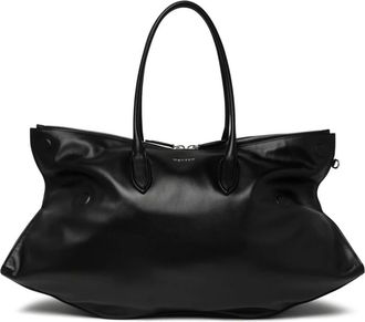 Alexander McQueen Alexander McQueen, Handbags, female, Black, Size: ONE SIZE Maxi Manta Bag