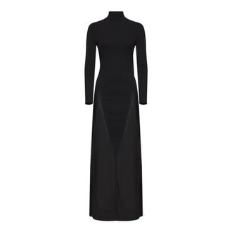 Alaia Vestido Ajustado de Jersey - Dresses - Mujer - Negro - S