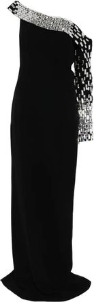 Jean-Louis Sabaji Abito lungo asimmetrico - Nero