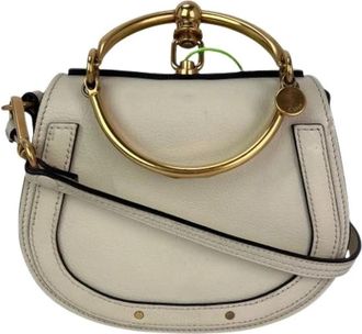 Chlo&eacute; Pre-owned Handbag - Dames - Vintage Handtas - Wit - ONE Size - Leer - Vintage