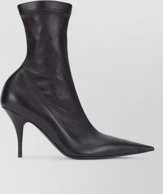 Balenciaga ankle boots elongated toe stiletto heel