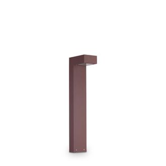 Netlighting Sirio 2 Light Outdoor Bollard Light Coffee IP44 in Brown