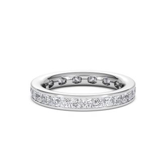 The Diamond Store Mens 2ct G/Vs Diamond Platinum Full Band Ring