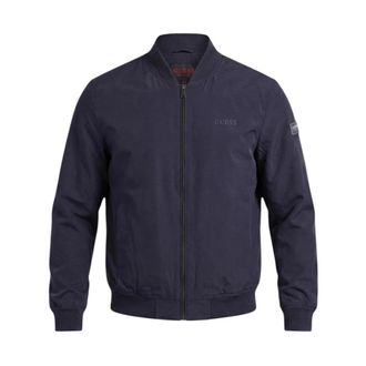 Guess Blazer met ritssluiting en voorzakken - Heren - Bomber jackets - Blauw - M - Jassen