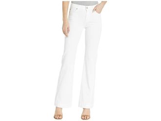 7 For All Mankind Dojo Tailorless in Slim Illusion White Womens Jeans Slim Illusion White : 28 32, Spandex/Polyester/Denim