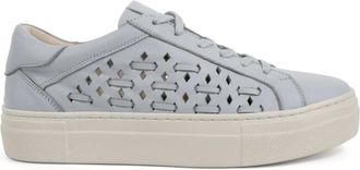 Sergio Moretti Schoenen, Dames, Blauw, 39 EU, Leer, blauwe casual dichte schoenen