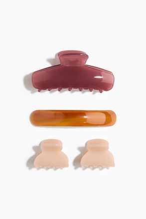 H&M 4er-Pack Haarklammern - Pink