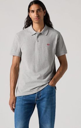Levi's Polo Housemark - Hombre - L - Gris / Idtone Grey Heather Outlet Pique