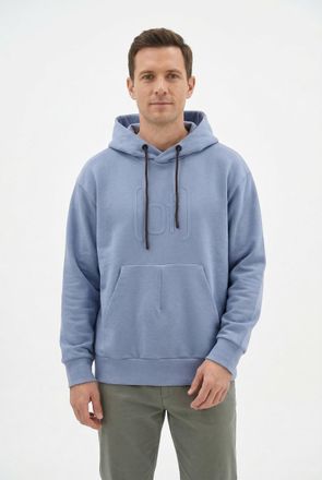 F.lli Campagnolo Hoodie CMP, Herren, Gr. XXL, copen blau, Obermaterial: 65% Baumwolle, 35% Polyester, Sweatshirts Hoodie, sportlicher Stil, vielseitig einsetzbar