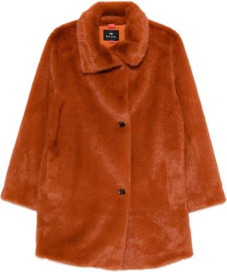 Paul Smith Jas van imitatiebont - Oranje