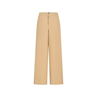 Jil Sander Wide Trousers, male, Beige, Size: L Wide Trousers