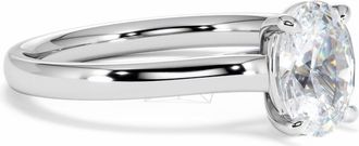 The Diamond Store Amora Oval 1.00ct Diamond Engagement Ring G/VS1 Set in Platinum