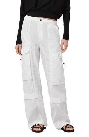 AllSaints Barbara Cargo Pants in White at Nordstrom Rack, Size 10 Us / 14 Uk