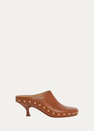 Chlo&eacute; 55mm Junie Leather Mules